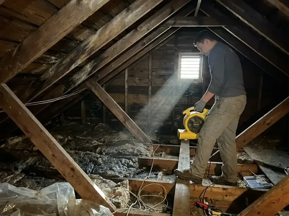 attic-water-damage-drying-proc-007 — frequently asked questions, Emergency Water Extraction & 24/7 Flood Response in Bull Mo…